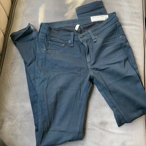 Rag and bone navy jean leggings